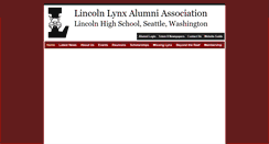 Desktop Screenshot of lincolnhighlynx.org